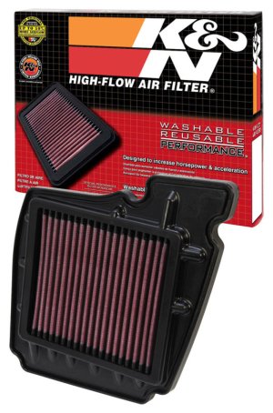 Yamaha Fazer 150 Engine Air Filter - K&N Engineering - High-Flow Drop-In - `09-`11